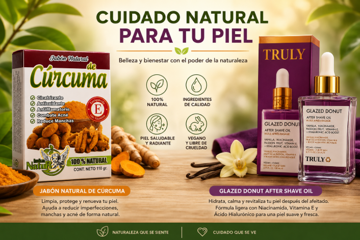 ✨TRULY - GLAZED DONUT + JABON DE CURCUMA🌿